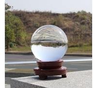 Glass Ball Transparent Crystal White Color Solid Light Home Decoration Ornaments Photography Props,A-60mm