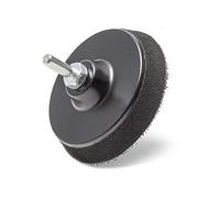 GLASS POLISH 12003 | Patin de support auto-agrippant pour perceuse | Filetage M6 avec fixation universelle | Ø 7,6 cm