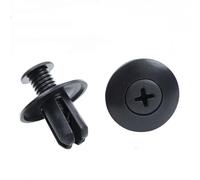 GLBMLMTHZP Lot de 10 for 200 Rivets en Plastique 8 mm for Pare-Chocs Voiture, Noirs, for Toyota
