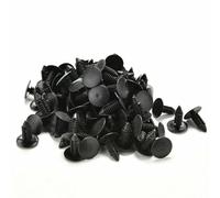 GLBMLMTHZP Lot de 10 ou 100 Boucles Fixation for Toit Voiture, Clips en Fil Fer barbelé, Rivets Plastique, Boucle retenue, goupille poussée for Garde-Boue