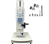 GLBMXDD Banc d'essai de Force numérique 10 N-1000 N avec dynamomètre numérique, écran LCD, Pince réglable de 0 à 8 mm et Position du Module, Course de 220 mm, précision Garantie. 50N