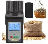 GLBMXDD Mini humidimètre Portable à coupelle pour Grains (maïs,blé,café,Riz),Analyseur d'humidité et de température intégré,Convient aux Agriculteurs et transformateurs de Produits Alimentaires