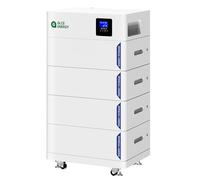 GLCEEnergy Batterie LiFePO₄ 48V 400Ah, batterie lithium tout-en-un 20,48kWh, avec onduleur, BMS intelligent intégré, batterie lithium compatible CAN/RS485 pour système de stockage d’énergie domestique