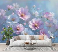GLCWARM Papier Peint Panoramique Cosmos Brise 300X210Cm | Papier Peint Poster Mural 3D, Plantes Et Fleurs De Rêve Tapisserie Photo Peinture Murale Intissé Fresque Pour Salon Chambre Toile Fond Tv
