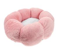GLEAVI 1pièce Coussin Forme de Fleur pour Chien et Chat Nid Douillet Chaud et Confortable Lit Moelleux pour Petit Animal Intérieur Couleur Aléatoire
