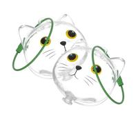 GLEAVI 2 Pièces Porte-clés Capsule en Abs pour Rangement Rapide des Poils de Chat et Moustaches, Accessoire Créatif et Élégant pour Clés et Activités en Extérieur