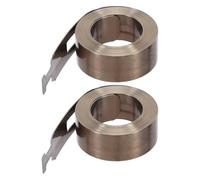 GLEAVI 2 Pièces Ressort de Tension Plat Solution de Remplacement pour Fenêtre en Acier Inoxydable Argenté, Performance de Levage Fluide Usage et Bureau pour Stores Enrouleurs et Fenêtres