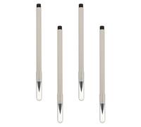 GLEAVI 4 Pièces Pinceau de Calligraphie Rechargeable pour Débutants | Réservoir D’encre Généreux, Format Stylo, ABS et Nylon, Beige, pour Aquarelle et Étude