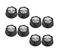 GLEAVI 8pièces Bouton De Commande De Gril De Four Plastique Bouton De Remplacement Pour Cuisinière à Gaz Barbecue Four Accessoires De Cuisine