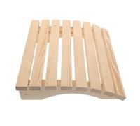 GLEAVI Appui-tête de Sauna en Bois Beige pour Relaxation Surface Lisse, Petit Dossier Ergonomique pour Cabine de Sauna et Salle de Vapeur