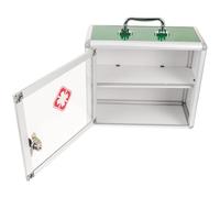 GLEAVI Armoire à Pharmacie Murale Grosse Capacité en Alliage D'aluminium | Panneau Transparent, Tri Facile des Objets, Rangement Pratique pour Voiture et Maison, Usage Polyvalent