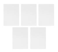 GLEAVI Bloc-Notes Scolaires Transparents A4 en Plastique Lot de 5, sous-Main de Bureau réutilisable, pour Papier Carbone, examens et Bureau, Surface Lisse