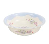 GLEAVI Bol en Émail Vintage de Grosse Capacité 28cm Cuisine, pour Laver le Riz et Stocker le Saindoux, Design Rétro et Robuste pour Usage Domestique
