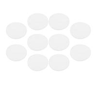 GLEAVI can opener dust cover tin can topper 10pcs round white plastic 73mm precise fit reusable food tin dust cover for kitchen