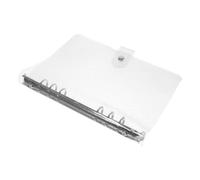 GLEAVI Couverture de Cahier à Classeur en Pvc Six Anneaux, Protège Carnet Pratique et Résistant pour Organiser et Protéger Vos Documents de Voyage