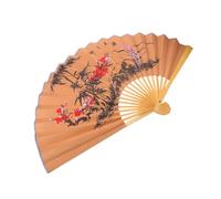 GLEAVI Grand Éventail Mural Chinois 0,9m, Papier Bambou, Décor | Décoration Murale Traditionnelle, Léger et Fait Main, pour Mariage et Chambre, Arrière-plan Photo