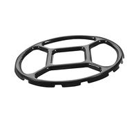 GLEAVI Grille Émaillée Noire Antidérapante pour Casserole Anneau de Cuisson Fiable en Émail, Support Pratique pour Petit Réchaud Cuisine à Gaz