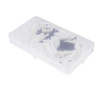 GLEAVI Jeu de Chevilles et Vis Autotaraudeuses pour Couleur Aléatoire Fixation Solide et Installation Pratique, 50 Vis et 50 Chevilles pour Plaques de Plâtre en Zinc