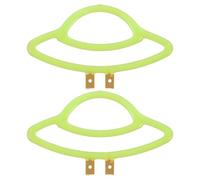 GLEAVI Lampe Créative en Plastique Forme Vaisseau Spatial 2 Pièces pour Éclairage Polyvalent et Décoration Ludique Chambre D'garçon et Filles