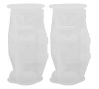 GLEAVI Moules en Silicone pour Bougies de Noël 2pcs Moule Casse-noisette Résistant Haute Température Démoulage Facile pour Décoration de Fête Aromathérapie