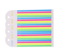 GLEAVI Onglets de Notes de Couleur en Pet pour Livres, 4 Packs, Bandes Adhésives Surligneur Fines et Transparentes, Faciles à Repérer pour Lecture et Organisation