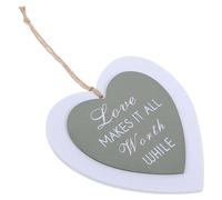 GLEAVI Plaque de Porte à Texte en Bois avec Ficelle Suspendre, Facile à Installer, Design Unique pour Décoration Murale Rustique de Boutique ou Café