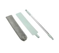 GLEAVI Plumeau Ménager Flexible en Microfibre pour Maison, Balai Poussière Léger Vert Clair, Nettoyeur Extensible pour Zones Difficiles D'accès sous Meubles