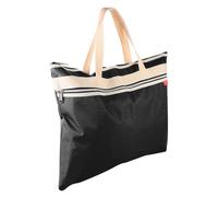 GLEAVI Pochette à Dossiers en Tissu A3 Noire Fermeture Éclair