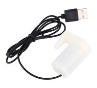 GLEAVI Pompe à Eau Submersible Mini USB 5v 2pcs pour Aquarium et Fontaine, Débit Réglable 3l/min, Faible Consommation, Câble D'alimentation 1m, Matériau Pvc Noir