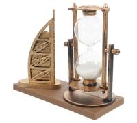 GLEAVI Sablier Décoratif Vintage en Plastique Minuterie, Design Rétro Unique pour Décoration de Bureau et Occasions Spéciales, Ambiance Artistique Délicate