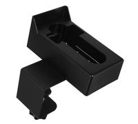GLEAVI Support de Sonnette Ring Noir en Métal Abs Capuchon Anti-vol pour Porte D'appartement, Installation sans Perçage Facile pour Maison Intelligente