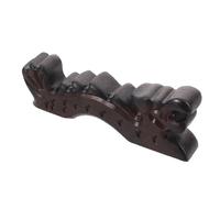 GLEAVI Support pour Pinceaux de Calligraphie en Bois Foncé Forme Dragon Sculpté, Organisateur pour Pinceaux Chinois, pour Atelier et Décoration Intérieure Élégante