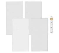 GLEAVI Toise Autocollante Miroir en Acrylique Transparent pour Garçon et Filles, Tableau de Croissance Murale Ruban de Mesure, Autocollant Décoratif pour Chambre Bébé et Crèche, Suivi