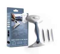 GLEENER Rasoir Anti-Bouloches & Brosse Anti-Peluches | Dépelucheur Textile 4-en-1 sans Pile avec 3 Bords pour Les Tissus, pour Vêtements & Meubles - Bleu Ardoise