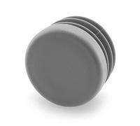GleitGut 4 x Bouchon Tube Rond 38 mm Embout pour Tube Gris