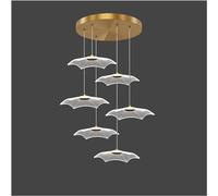 GLETSF Applique Murale en Bois, Longue Applique Murale avec Miroir intégré - Abat-Jour en Acrylique, Support d'applique LED, plafonnier, -60 cm