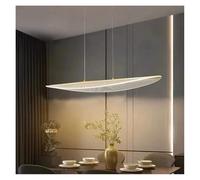 GLETSF Lustre LED américain Simple avec Abat-Jour Rond doré, 3 lumières à intensité Variable, idéal pour Salon ou Restaurant, Type B, 1 lumière 15 W, 3 lumières à intensité Variable