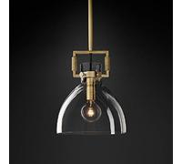 GLETSF Lustre LED Moderne Or/Noir, éclairage LED avec Bulles de Verre Transparent et Perles en Forme d'étoile, luminaire pour Salon, Salle à Manger, Chambre, G-15bubbles-Warmlight