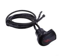 Glewi Bouton d'allumage électronique pour barbecue, interrupteur de rechange avec fils pour grills Char Broil, pièce de réparation pour cuisine en plein air