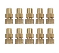 Glewi Buse de Brumisation en Laiton M14x1.5 Réglable 360° pour Irrigation et Jardin