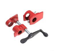 Glewi Collier de serrage de 1,9 cm pour le travail du bois - Pour la fabrication de meubles - Assemblage en plastique - Rouge