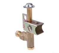 Glewi Gaz naturel à 3 voies pour lampe pilote 6,5 mm Wok brûleur 3 voies | Configuration 2 voies, connecteur de 6 mm, compatible avec le gaz naturel, pression ≤ 30 mbar, allumage stable