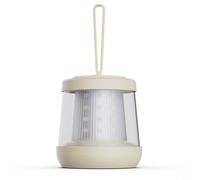 Glewi Guirlande lumineuse LED de 10 m - Lanterne de camping rechargeable - Blanc chaud - Avec batterie externe - Poignée à charge rapide - Crochet (blanc chaud)