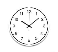 Glewi Horloge murale numérique en acrylique 30 cm, silencieuse, mouvement à quartz sans tic-tac, design 3D créatif pour salon, chambre à coucher, décoration d'intérieur