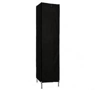 Glewi Housse de rangement imperméable avec fermeture éclair, protection de grille métallique anti-poussière pour intérieur et extérieur, 127 x 30,5 x 30,5 cm, noir (420D)