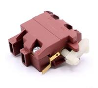 Glewi Interrupteur pour outil électrique compatible avec meuleuse d'angle Bosch PWS 6-115/7-115/7-125/5-115 550/GWS7-125 - Composant de réparation en plastique rouge