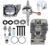 Glewi Kit d'assemblage de cylindre 46 mm pour tronçonneuse MS290 MS390, haute performance pour remplacement de piston pour les tâches de coupe forestière (C)