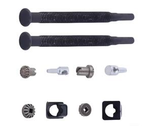 Glewi Kit d'assemblage de tendeur de barre de chaîne pour tronçonneuse Echo CS370 CS400 CS450, vis de réglage V65100000