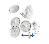 Glewi Kit de réparation de nettoyeur de piscine pour Polaris 180 280 avec roue tendeur C16, turbine C86, tête flottante A20, blanc