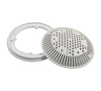 Glewi Kit de vidange principal de piscine 20,3 cm WG1030 pour Hayward SPX1075 SPX1070, couvercle ABS sans outil avec grille de sécurité pour piscines enterrées